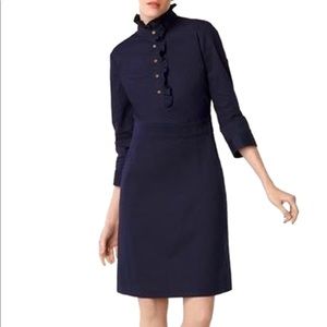 Tory Burch Navy Deneuve Short Casual Dress